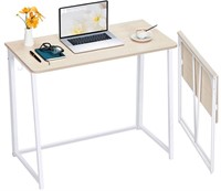 $80  WOHOMO Folding Desk  39.4  Oak  39.4 x 15.7