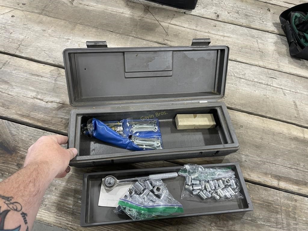 Socket Set, Wrenches, Toolbox