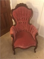 Victorian Parlor Chair A