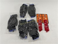 (5) NEW Gloves & (2) NEW Cooling Bandana