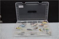 Spiderwire Plastic Tackle Box w/ Assorted Lures