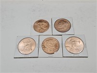5-1 oz Copper Apocalypse Coins