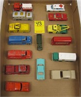 LOT OF 15 TOY VEHICLES
