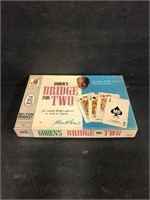 Vintage 1964 Goren`s Bridge For Two Milton Bradley