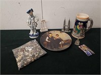 Collectible plate, figurine, stein, and more