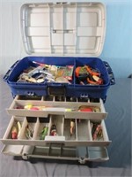 Plano Tackle Packed w/ Lures -Many Vintage