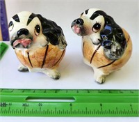 Japan Salt&Pepper shaker basketball dogs
