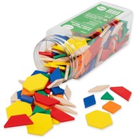 Pack of 2 edxeducation Plastic Pattern Blocks