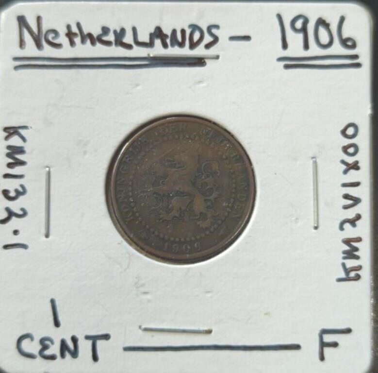 1906 Netherlands coin