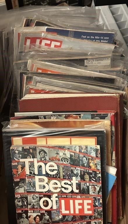 Generous Lot of Vintage Life Magazines