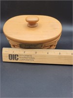 Longaberger Basket: 2002 with lid and insert