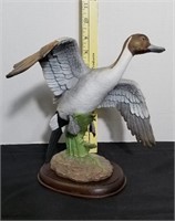 Homco Duck Figurine on a Base