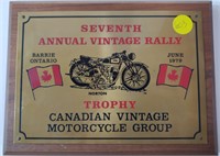 Vintage Indian Motorcycle Trophy