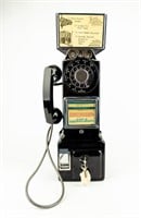 Vintage 1950s Automatic Electric Co Pay Telephone