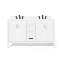 Damaged $1300 60-inch 4-Door Bathroom Vanity