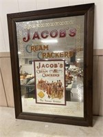 Vintage Jacobs Crackers Ad Mirror
