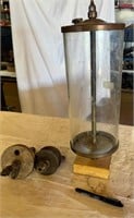 Vintage Brass/Glass Air Oiler