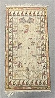 Antique Persian Hand-Knotted Rug 3x6