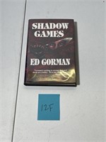 Author Signed Book Shadow Games Ed Gorman