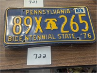 Lot of Pennsylvania Bicentennial License Plates