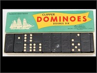 PARKER BROTHERS - DOMINOES - CLIPPER SIX