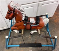 Vintage Spring-based Rocking Horse