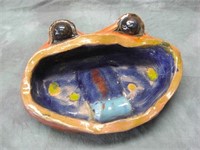 Hand Made Ceramic Frog Head