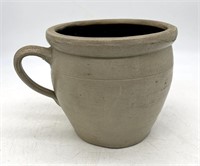 Large Vintage Pottery Mug-Style Planter w/Handle