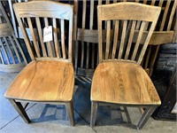 *EACH*OAK HEAVY-DUTY CHAIRS