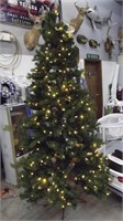 7.5FT CHRISTMAS TREE W/MULTI FUNCTION LIGHTS