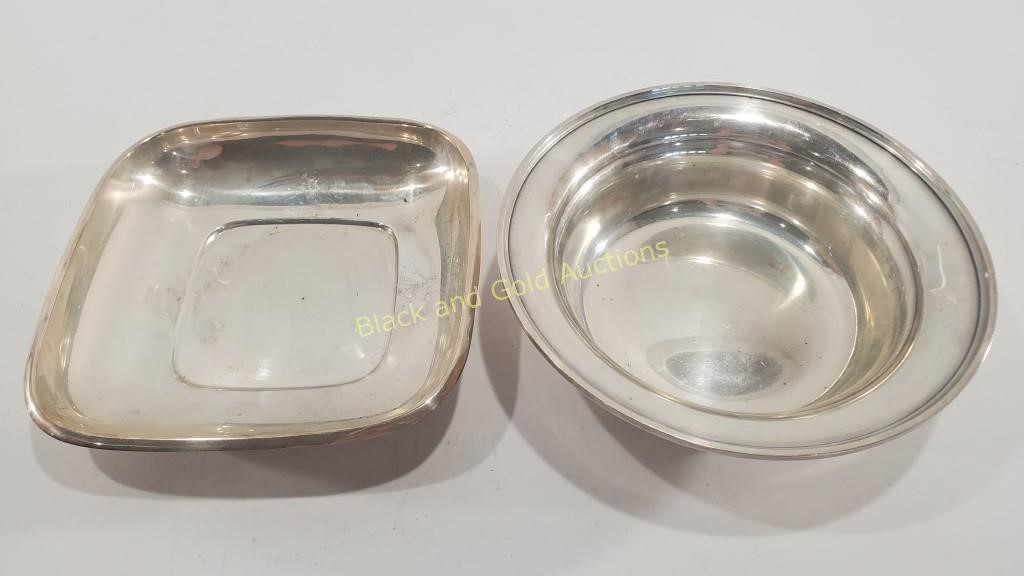 22.9 Oz Sterling Silver Serving Bowls