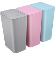($40) 3 Pack Small Bathroom Trash Can with