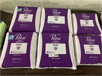 1 LOT (6) POISE PADS FRESH PROTECTION ***NEW***