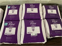 1 LOT (6) POISE PADS FRESH PROTECTION ***NEW***