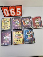 Lot of 7 The Sims PC Games