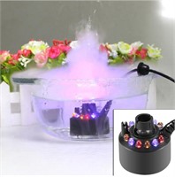 ($23) 12LED Colorful Mist Maker for Water Fountain