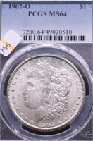 1902 O PCGS MS64 MORGAN DOLLAR