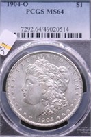 1904 PCGS MS64 MORGAN DOLLAR