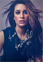 Autograph COA Lea Michele Photo