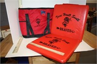 Remax Tote w/2 T.H.South Braves Seat Cushions