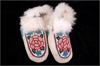 Tlingit Northwest Pacific Coast Moccasins c. 1950s