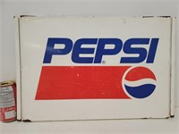 Enseigne Pepsi de Gor-don metal products 20x13po