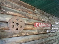 Caroline Wall Decor  - 35"Wx5 1/2"H & Antique