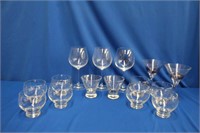 Bar glasses, three red wine glasses DiVino by