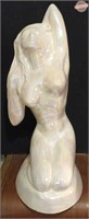 22 Inch Tall Lustre Glaze Ceramic Nude c.1977