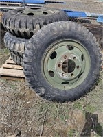 (4) Military Tires 9.00-20
