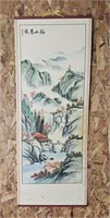 Bamboo like Chinese scene decoration