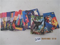 Lot of Marvel Trading Cards  mint  approx 60