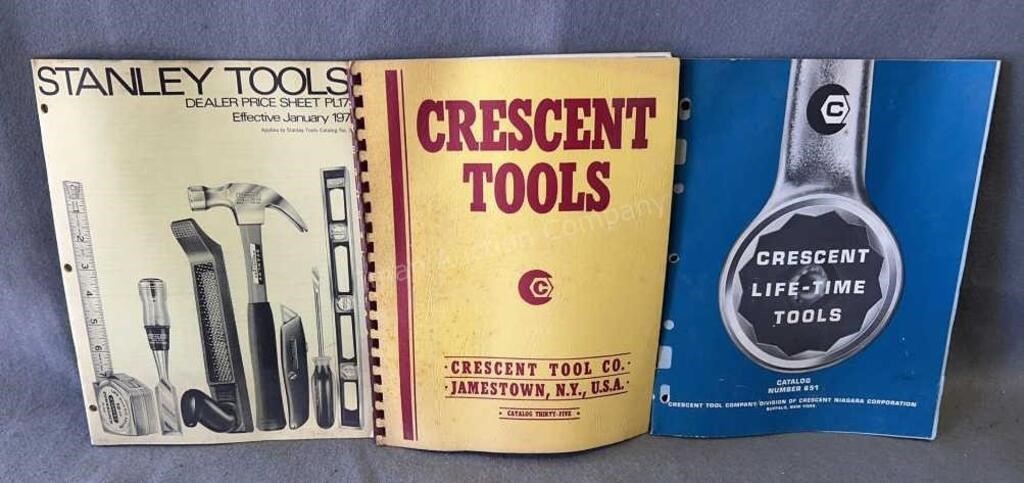 Stanley and Crescent Tool Catalogs