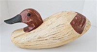 Vintage Wooden Hand Carved Canvasback Duck Decoy